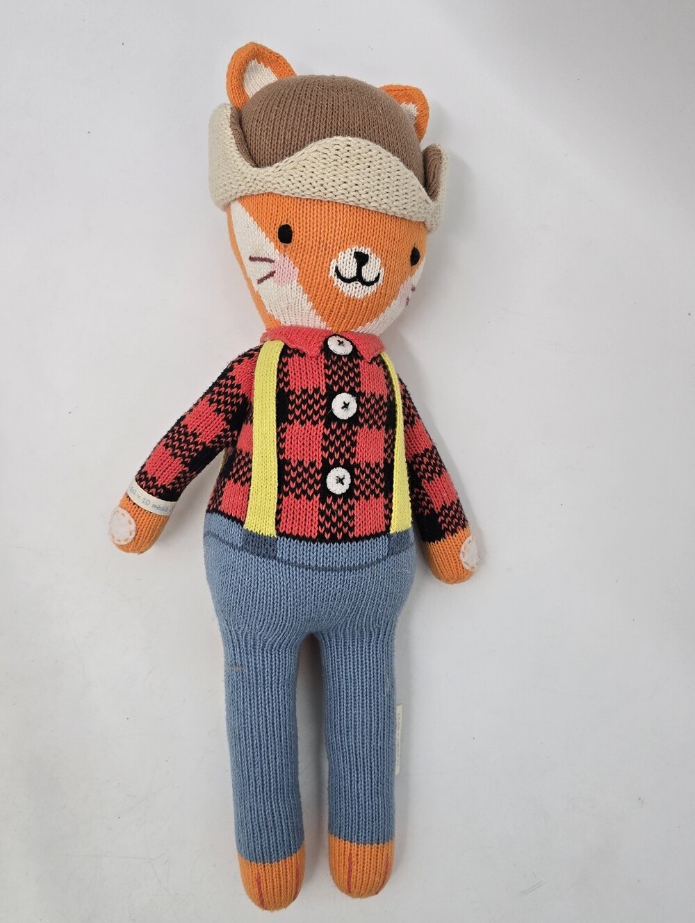 cuddle + kind Wyatt the fox 20" knitted plushy